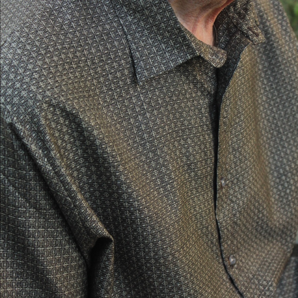 Bespoke Japanese Oshima Silk Tsumugi Men’s Shirt